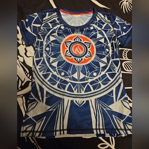 InkNBurn Blue Healing Mandala NWOT Medium